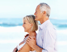 couple by the beach