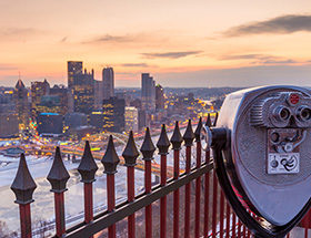 View of downtown Pittsburgh